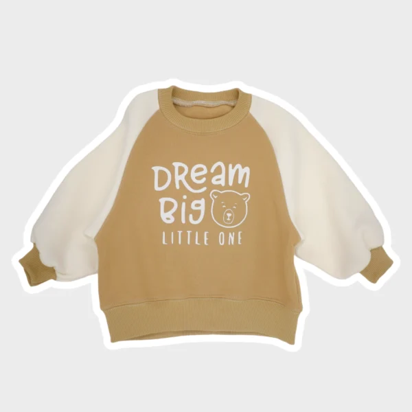 Bluza oversize ocieplana BUBA >od ręki 92<  *Dream big*