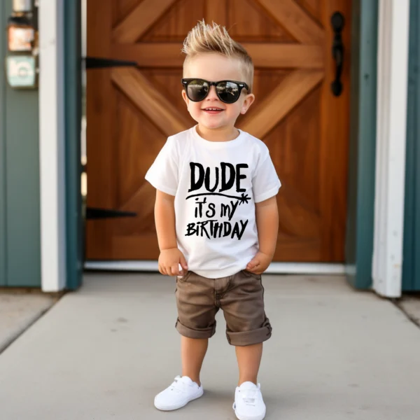 T-shirt BIAŁY lub CZARNY  *DUDE it's my birthday*