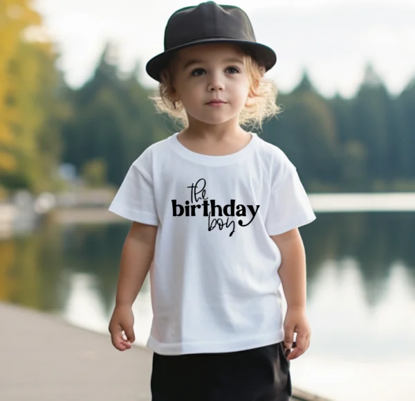 T-shirt BIAŁY lub CZARNY  *The birthday boy*