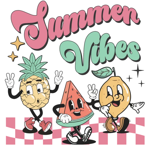 T-shirt BIAŁY *72.Summer vibes fruits party* >wybierz fason<