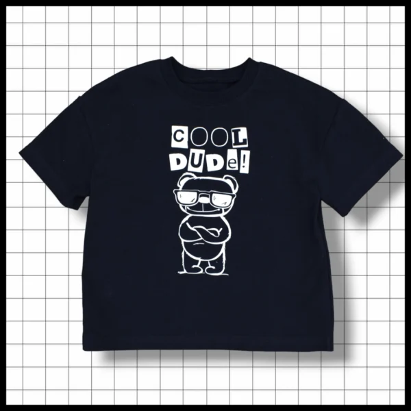 T-shirt COOL DUDE BEAR >wybierz fason< BIAŁY LUB CZARNY
