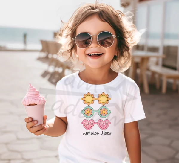 T-shirt BIAŁY *21.Summer vibes- okularki* >wybierz fason<