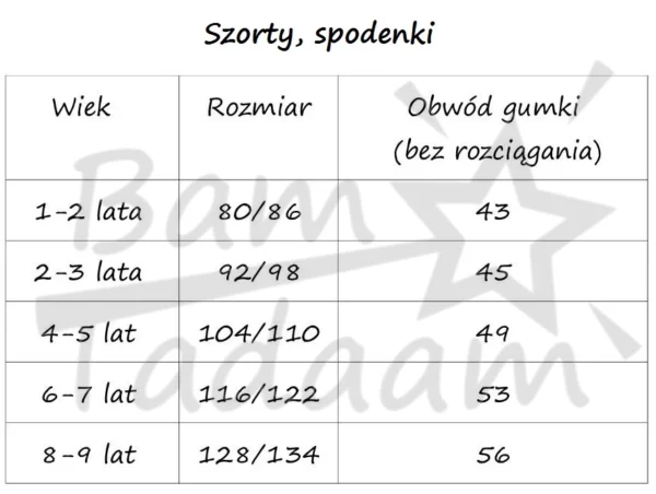 Szorty typu PAPER BAG (dowolny wzór) - obrazek 2