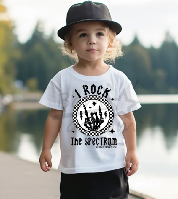 T-shirt BIAŁY *190.I rock the spectrum* >wybierz fason<