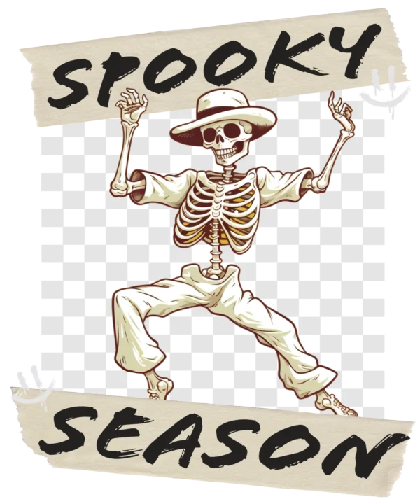 T-shirt *387.Spooky season /skeleton* >wybierz fason i kolor< - obrazek 3