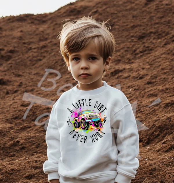 Bluza *352.A little dirt /monster truck* >wybierz fason i kolor<