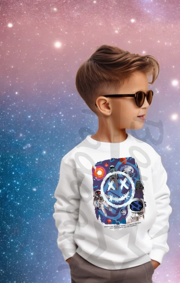 Bluza *381. Space smile* >wybierz fason i kolor<