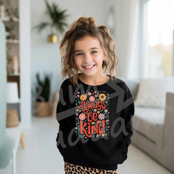 Bluza *433.Always be kind-mix flowers* >wybierz fason i kolor<