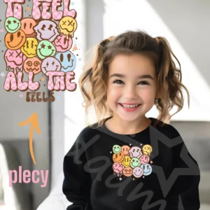 Bluza *440.It’s okey to feel-mix smile *  >wybierz fason i kolor<