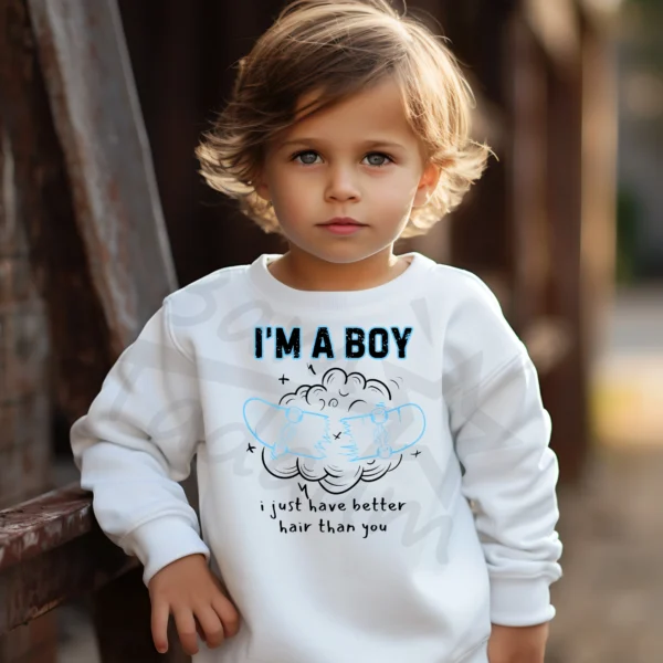 Bluza *480.I'm a boy with long hair ... DESKOROLKA*  >wybierz fason i kolor<