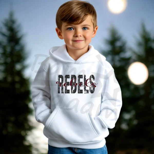 Bluza *515.Rebels-czarno bordowy*  >wybierz fason i kolor<