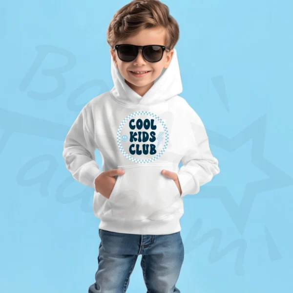Bluza *553.Cool kids club -błękitna szachownica* >wybierz fason i kolor<