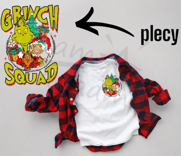 T-shirt BIAŁY *283.Grinch squad * >wybierz fason<