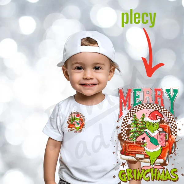 T-shirt BIAŁY *284.Merry Grinchmas * >wybierz fason<