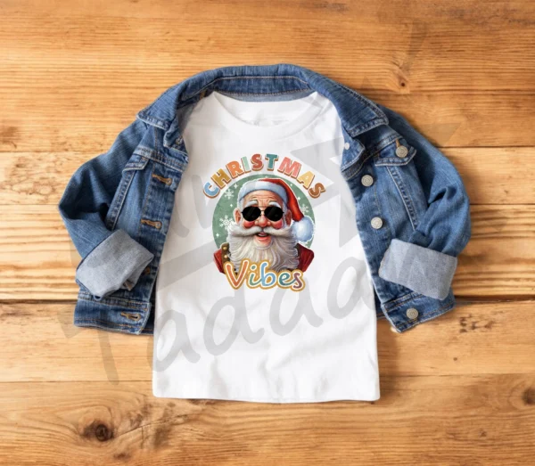 T-shirt BIAŁY *436.Christmas vibes- Santa Claus* >wybierz fason<