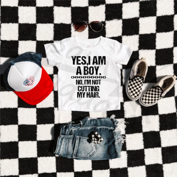 T-shirt *484.Yes, I am boy * >wybierz fason i kolor<