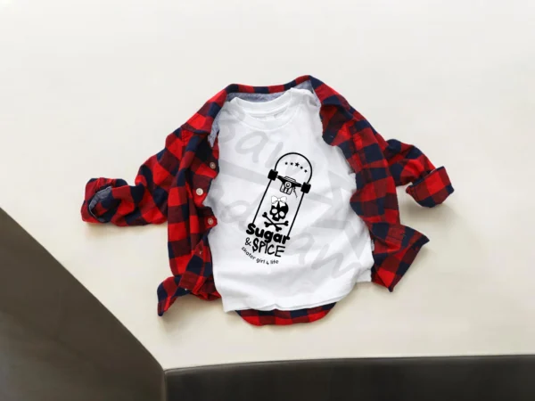 T-shirt *510.Sugar Spice-skateboard girl*  >wybierz fason i kolor<