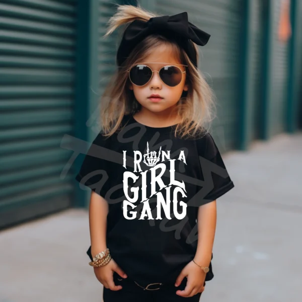 T-shirt *533.I run a girl gang*  >wybierz fason i kolor<