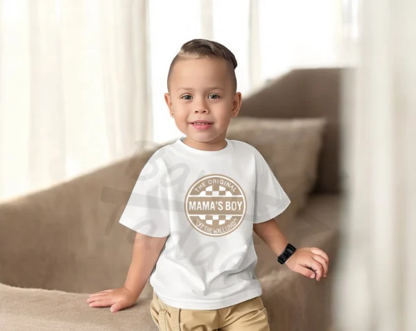 T-shirt *582.Mama's boy-beige* >wybierz fason i kolor<