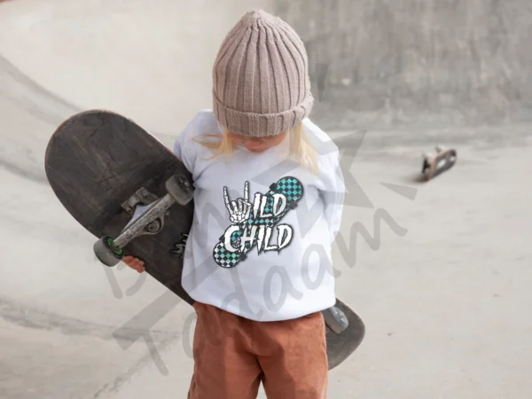 Bluza *590.Wild child deskorolka* >wybierz fason i kolor<