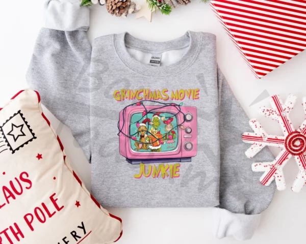 Bluza *610.Grinchmas movie junkie* >wybierz fason i kolor<