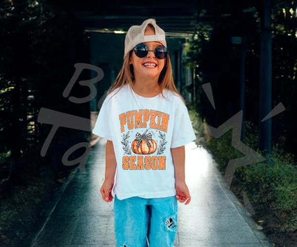 T-shirt *625.Pumpkin season-bow* >wybierz fason i kolor<