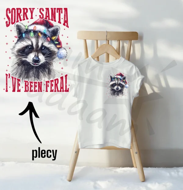 T-shirt BIAŁY *624.Sorry Santa ... * >wybierz fason<