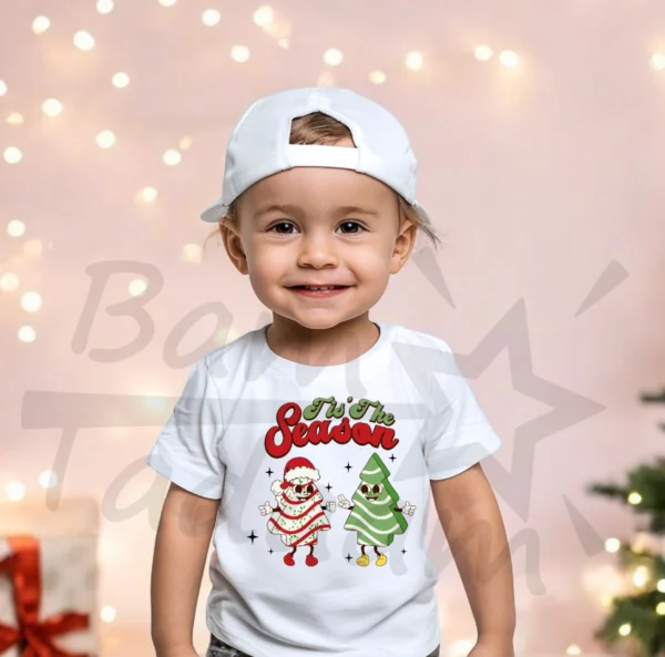 T-shirt BIAŁY *655.Tis the season-christmas cookies* >wybierz fason<