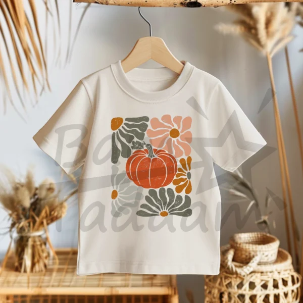 T-shirt *673.Pumpkin with flowers* >wybierz fason i kolor<