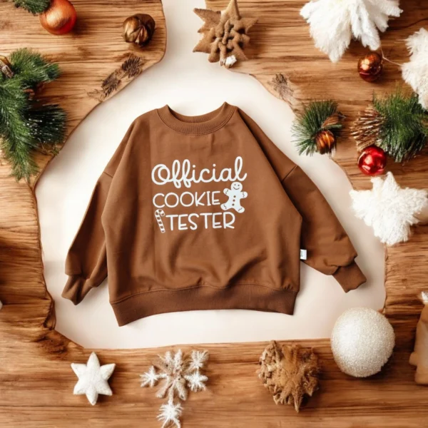 Bluza oversize KARMEL *Official cookie tester* >od ręki 98<