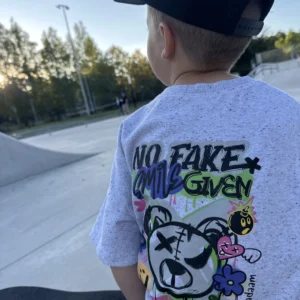 T-shirt STRACIATELLA "No fake smile given"