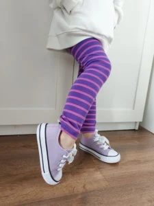 leginsy-jersey-paseczki-fiolet