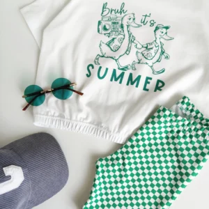 Zestaw letni BRUH IT'S SUMMER >od ręki 104/110<