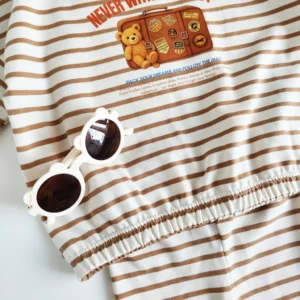 Zestaw letni NEVER WITHOUT TEDDY >od ręki 92/98<