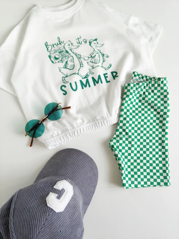 Zestaw letni BRUH IT'S SUMMER >od ręki 104/110< - obrazek 2