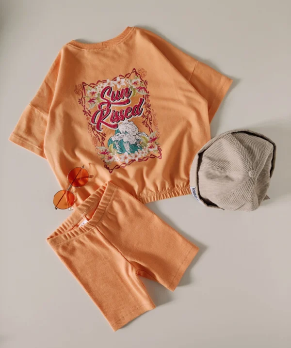Zestaw letni SUN KISSED/MELON >od ręki 104/110<