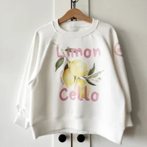 Bluza OFF WHITE "Limon cello pink" >od ręki 104<