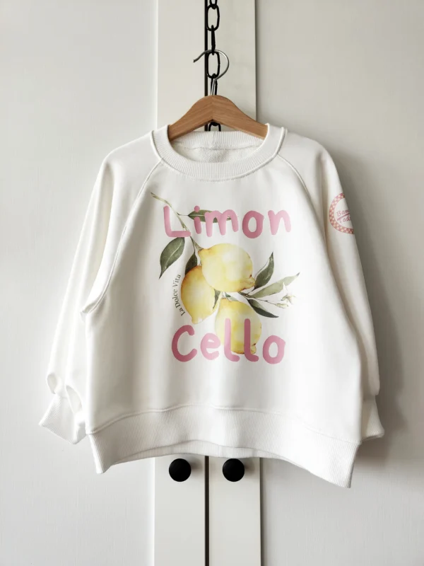 Bluza OFF WHITE "Limon cello pink" >od ręki 104<