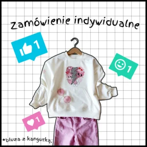 Bluza z kangurką ROGER >dowolny kolor, wzór, rozmiar<