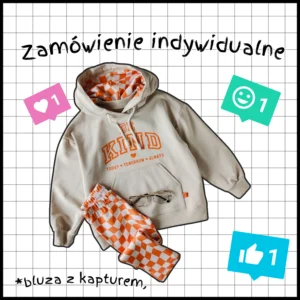 Bluza z kapturem >dowolny wzór, kolor, rozmiar, dwa fasony do wyboru<