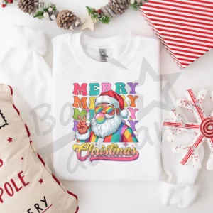 Grafika: 1011.Merry Christmas-colorful Santa