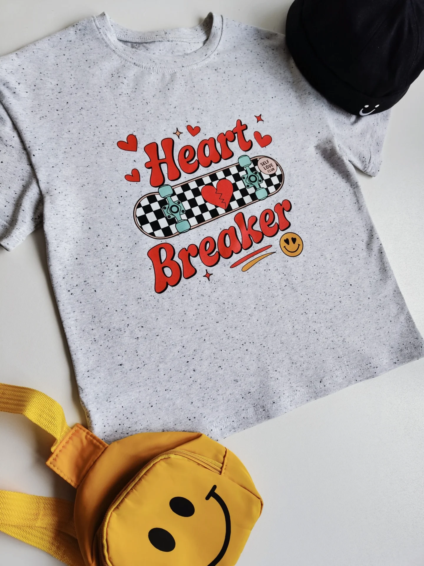 T-shirt STRACIATELLA "Heart breaker/skater" - obrazek 2