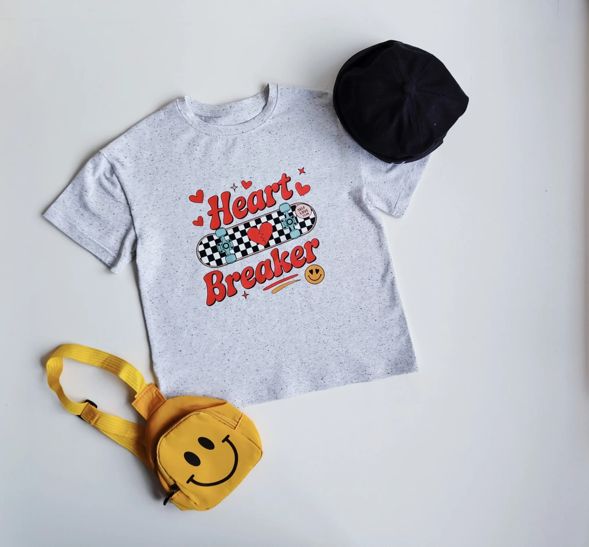 T-shirt STRACIATELLA "Heart breaker/skater"